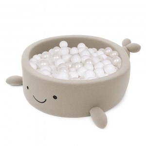 VELVET štvorcový suchý bazénik 90x90 s loptičkami 200 ks