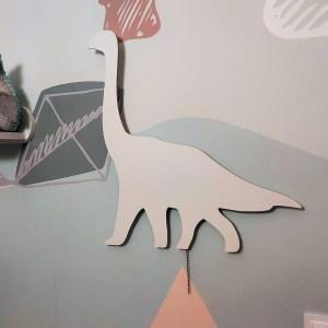 Detské LED svetielko do izby / lampička na stenu - DINO brontosaurus