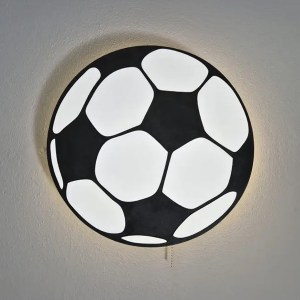 Detské LED svetielko do izby / lampička na stenu - futbalová lopta