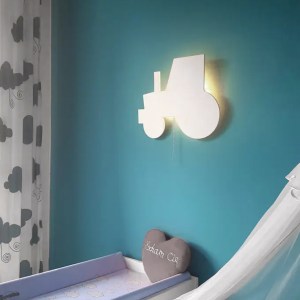 Detské LED svetielko do izby / lampička na stenu - traktor