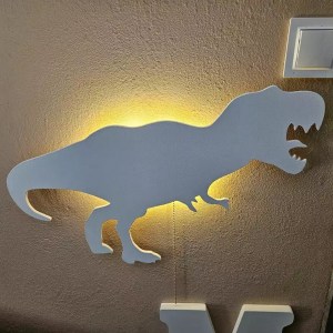 Detské svetielko do izby / lampička na stenu - DINO T-REX