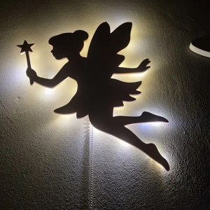 Detské LED svetielko do izby / lampička na stenu - rozprávková víla