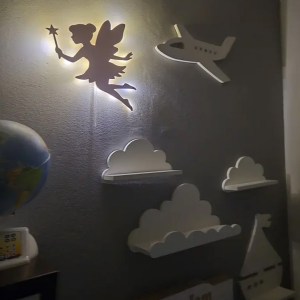 Detské LED svetielko do izby / lampička na stenu - rozprávková víla