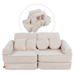 Variabilná pohovka / bunker - SOFA PLUS Corduroy Estetic - 120 cm