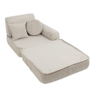 Variabilná pohovka / bunker - SOFA PLUS Corduroy Estetic - 120 cm