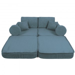 Variabilná pohovka / bunker - SOFA PLUS Corduroy Estetic - 120 cm