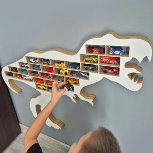 Veľký organizér na malé autíčka / angličáky - model DINO T-REX