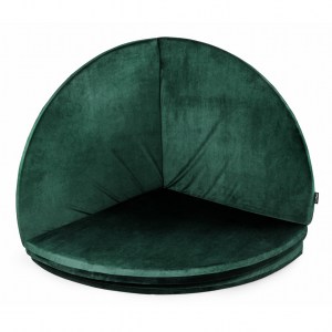 Skladacia hracia podložka - ajaBaby Ø 130 cm BOHO ŠTÝL VELVET