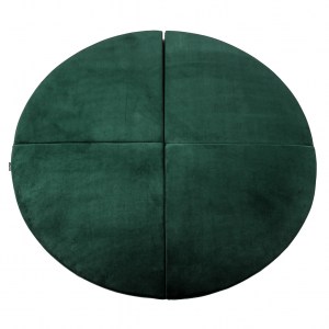 Skladacia hracia podložka - ajaBaby Ø 130 cm BOHO ŠTÝL VELVET