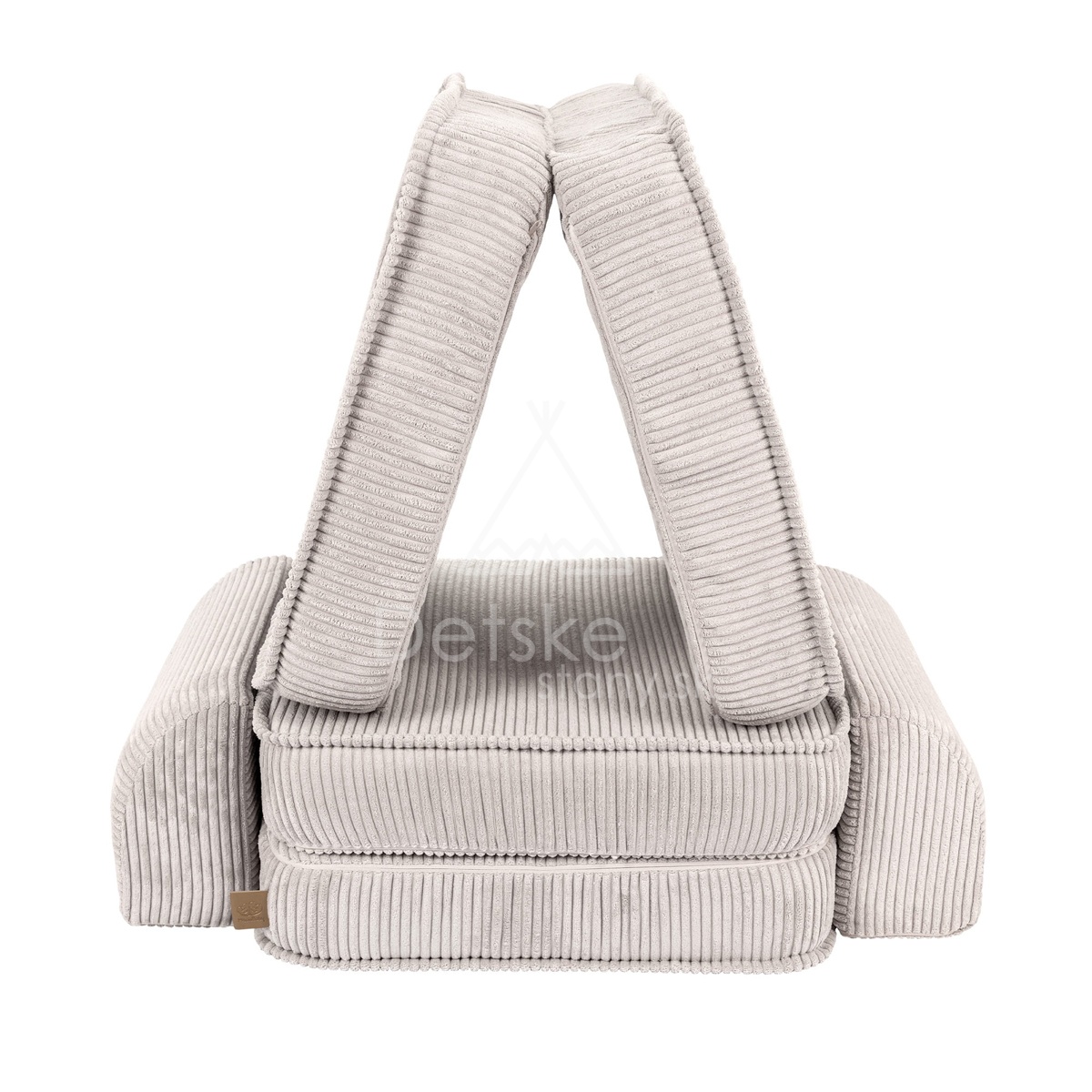 Variabilná pohovka / bunker - SOFA BASIC Corduroy Estetic - ECRU 120 cm